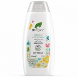Dr. Organic Illatmentes babafürdető bio körömvirággal, 250 ml Dr. Organic Illatmentes babafürdető bio körömvirággal, 250 ml
