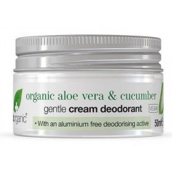 Dr Organic krémdezodor bio aloe verával és uborkával, 50 ml Dr Organic krémdezodor bio aloe verával és uborkával, 50 ml