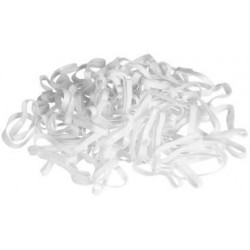 EF-ES fehér szilikon gyűrű, vékony