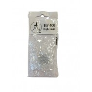 EF-ES szilikon hajgumi, átlátszó széles