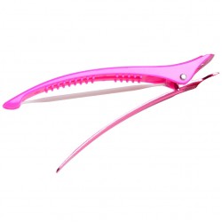 Framar Elastic Sectioning Clips hajcsipesz gumiszalaggal, pink, 4 db Framar Elastic Sectioning Clips hajcsipesz gumiszalaggal, pink, 4 db