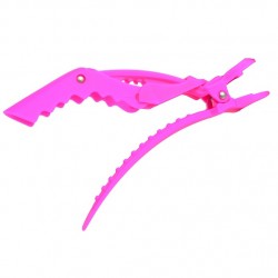 Framar gumírozott fogas krokodil csipesz, pink, 4 db Framar gumírozott fogas krokodil csipesz, pink, 4 db