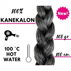 Afro szintetikus 100% kanekalon haj, 100 cm, 165 g, M34 Afro szintetikus 100% kanekalon haj, 100 cm, 165 g, M34