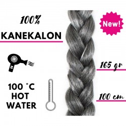 Afro szintetikus 100% kanekalon haj, 100 cm, 165 g, M44 Afro szintetikus 100% kanekalon haj, 100 cm, 165 g, M44