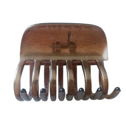Hair Power barna hajcsipesz HCS144, 6,5 cm Hair Power barna hajcsipesz HCS144, 6,5 cm