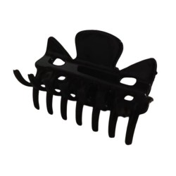 Hair Power fekete hajcsipesz HCS955, 4 cm Hair Power fekete hajcsipesz HCS955, 4 cm
