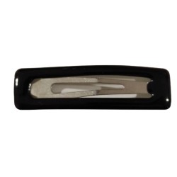 Hair Power szögletes fekete csit-csat, 5 cm Hair Power szögletes fekete csit-csat, 5 cm