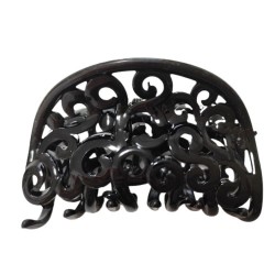 Hair Power fekete hajcsipesz HP392, 8 cm Hair Power fekete hajcsipesz HP392, 8 cm