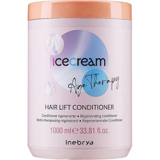 Inebrya Ice Cream Age Therapy Hair Lift hajpakolás, 1 l Inebrya Ice Cream Age Therapy Hair Lift hajpakolás, 1 l