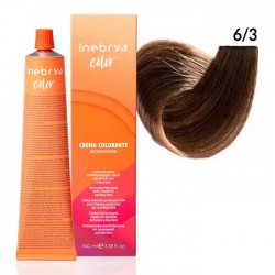 Inebrya Color PPD-mentes hajfesték 6.3 Inebrya Color PPD-mentes hajfesték 6.3