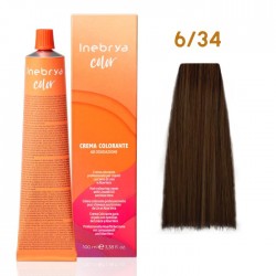 Inebrya Color PPD-mentes vegán hajfesték 6.34 Inebrya Color PPD-mentes vegán hajfesték 6.34