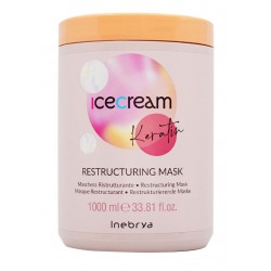 Inebrya Ice Cream Keratin Restructuring hajpakolás, 1 l Inebrya Ice Cream Keratin Restructuring hajpakolás, 1 l