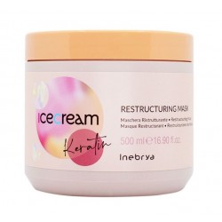 Inebrya Ice Cream Keratin Restructuring hajpakolás, 500 ml Inebrya Ice Cream Keratin Restructuring hajpakolás, 500 ml