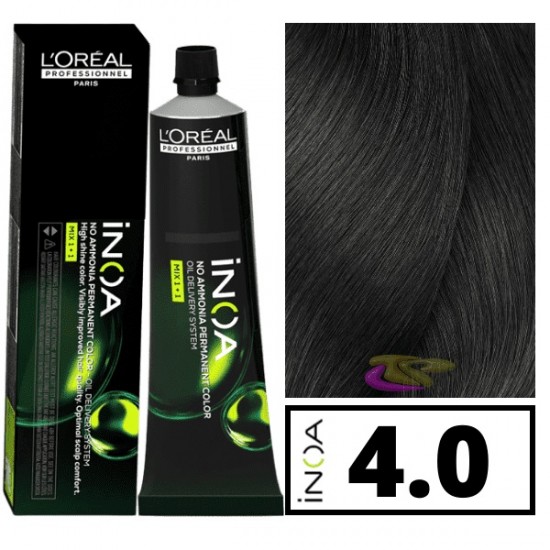 Loreal INOA ammóniamentes hajfesték 60 ml - 4.0