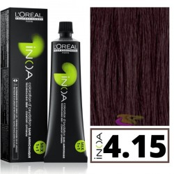 Loreal INOA ammóniamentes hajfesték 60 ml - 4.15 Loreal INOA ammóniamentes hajfesték 60 ml - 4.15