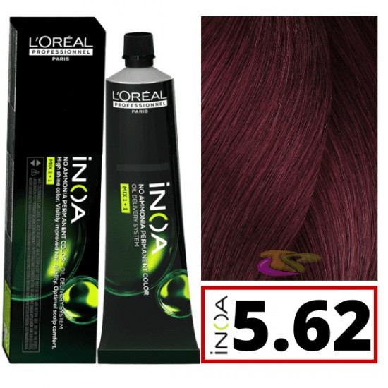 Loreal INOA ammóniamentes hajfesték 60 ml - 5.62