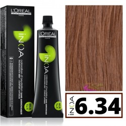 Loreal INOA ammóniamentes hajfesték 60 ml - 6.34 Loreal INOA ammóniamentes hajfesték 60 ml - 6.34