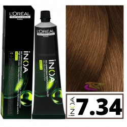 Loreal INOA ammóniamentes hajfesték 60 ml - 7.34 Loreal INOA ammóniamentes hajfesték 60 ml - 7.34
