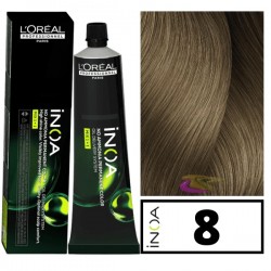 Loreal INOA ammóniamentes hajfesték 60 ml - 8 Loreal INOA ammóniamentes hajfesték 60 ml - 8