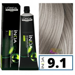 Loreal INOA ammóniamentes hajfesték 60 ml - 9.1 Loreal INOA ammóniamentes hajfesték 60 ml - 9.1