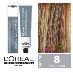 Loreal Professionel Majirel Cool Cover hajfesték 50 ml, 8 Loreal Professionel Majirel Cool Cover hajfesték 50 ml, 8