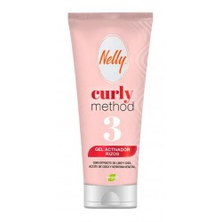 Nelly Curly Method aktiváló gél göndör hajra, 200 ml Nelly Curly Method aktiváló gél göndör hajra, 200 ml