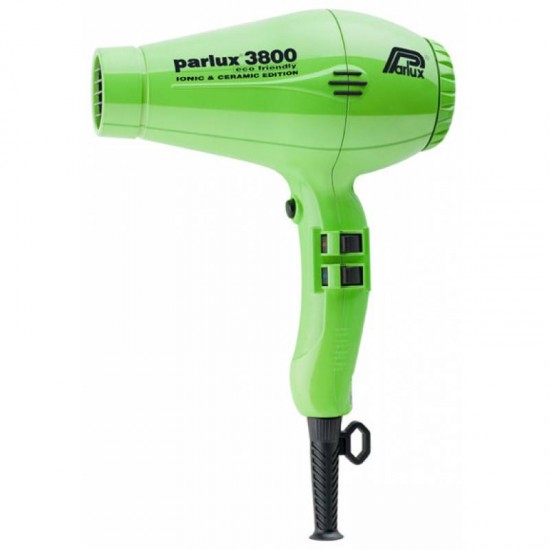 Parlux 3800 Ceramic Ionic hajszárító 2100 W, zöld