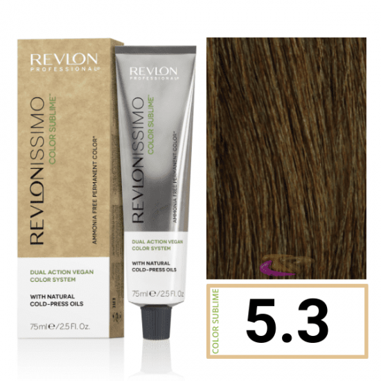 Revlon Professional Revlonissimo Color Sublime hajfesték 5.3, 75 ml Revlon Professional Revlonissimo Color Sublime hajfesték 5.3, 75 ml