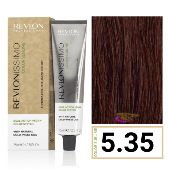 Revlon Professional Revlonissimo Color Sublime hajfesték 5.35, 75 ml Revlon Professional Revlonissimo Color Sublime hajfesték 5.35, 75 ml