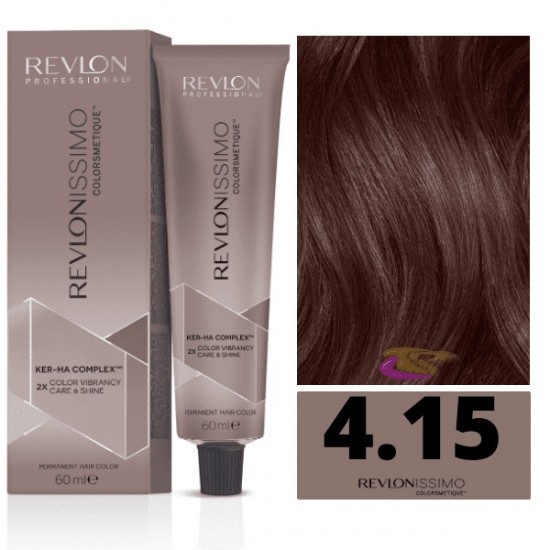 Revlon Professional Revlonissimo Colorsmetique hajfesték 4.15