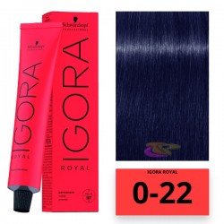 Schwarzkopf Igora Royal hajfesték, 60 ml 0-22 Schwarzkopf Igora Royal hajfesték, 60 ml 0-22