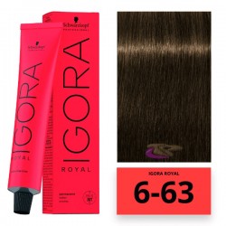 Schwarzkopf Igora Royal hajfesték, 60 ml 6-63