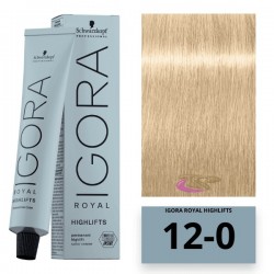 Schwarzkopf Igora Royal Highlifts hajfesték, 60 ml 12-0 Schwarzkopf Igora Royal Highlifts hajfesték, 60 ml 12-0