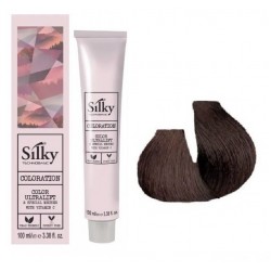 Silky hajfesték 4.5 mahagóni középbarna Silky hajfesték 4.5 mahagóni középbarna