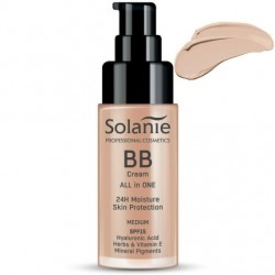 Solanie BB krém hialuronsavval és fényvédővel SPF15 Medium Solanie BB krém hialuronsavval és fényvédővel SPF15 Medium