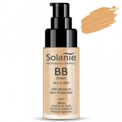 Solanie BB krém hialuronsavval és fényvédővel SPF15 Világos Solanie BB krém hialuronsavval és fényvédővel SPF15 Világos