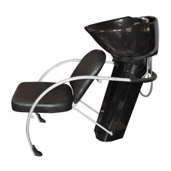 Salon porcelán tálas fejmosó fekete-fekete SX-2993 Salon porcelán tálas fejmosó fekete-fekete SX-2993