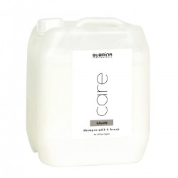 Subrina Care Salon tej és méz sampon minden hajtípusra, 5 l Subrina Care Salon tej és méz sampon minden hajtípusra, 5 l
