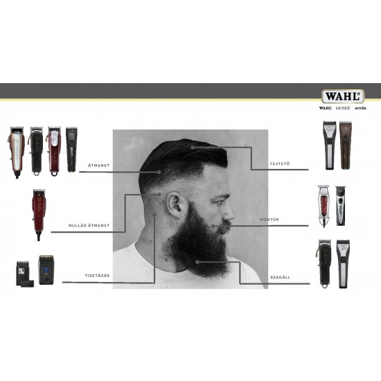 Wahl Detailer Black vezetékes kontúrvágó