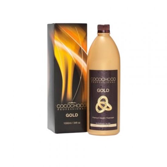 Cocochoco Gold Keratin hajegyenesítő, 1 l