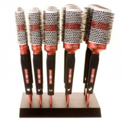 Head Jog kerámiás ionos körkefe szett hőmérő csíkkal Head Jog kerámiás ionos körkefe szett hőmérő csíkkal