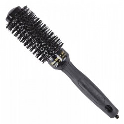 Olivia Garden Expert Blowout Shine Black fekete körkefe 35 Olivia Garden Expert Blowout Shine Black fekete körkefe 35