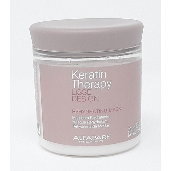 Alfaparf Lisse Design Keratin Therapy Rehydrating hidratáló hajpakolás, 200 g