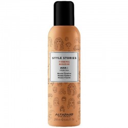 Alfaparf Style Stories Firming Mousse erős tartású hajhab, 250 ml Alfaparf Style Stories Firming Mousse erős tartású hajhab, 250 ml