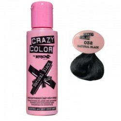 Crazy Color hajszínező krém 100 ml, 032 Natural Black Crazy Color hajszínező krém 100 ml, 032 Natural Black
