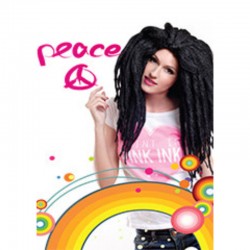 Hair Club raszta party paróka, fekete Hair Club raszta party paróka, fekete