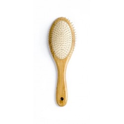 Hair Power fém tüskéjű kis bükkfa bontókefe Hair Power fém tüskéjű kis bükkfa bontókefe