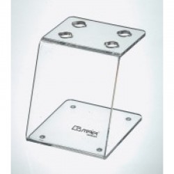 Hair Tools műanyag asztali ollótartó, átlátszó Hair Tools műanyag asztali ollótartó, átlátszó