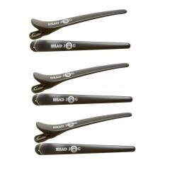 Head Jog fekete feltűző csipesz szett, 6 db Head Jog fekete feltűző csipesz szett, 6 db