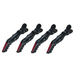 Head Jog feltűző csipesz fekete, 4 db/csomag  Head Jog feltűző csipesz fekete, 4 db/csomag